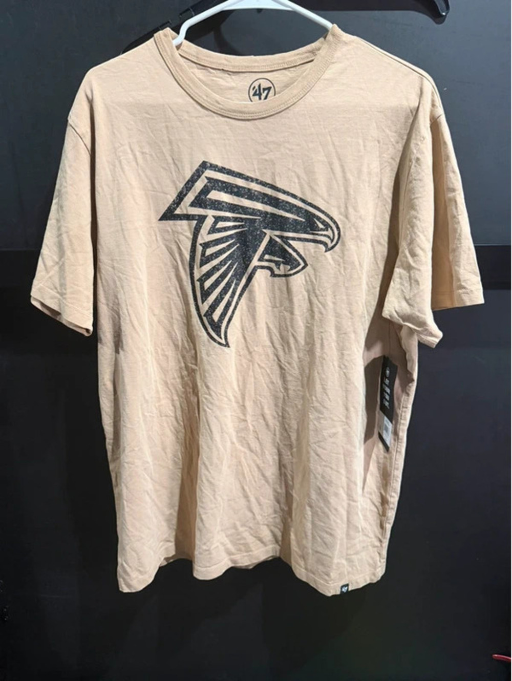 47 Atlanta Falcons Tan Team Logo T-Shirt